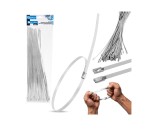 Set cleme din inox, 4,6x350mm, 100 bucati, Geko G17254
