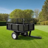 VidaXL Remorcă basculantă mașină de tuns iarba, &icirc;ncărcătură 300 kg