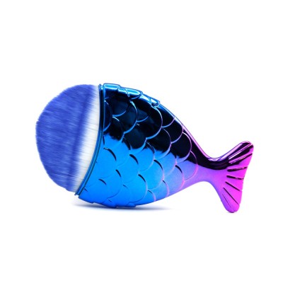 Perie &amp;icirc;n formă de pește pentru deprăfuit, mini, albastru roz foto