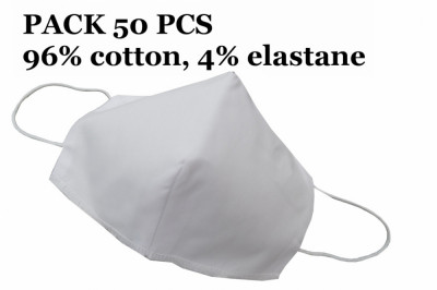 Pachet 50 bucati MASCA de Protectie Triunghi din Bumbac 96% si Elastan 4% 2 Straturi Unisex Performance AutoTuning foto