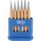 Set de 6 dornuri conice 1-5mm