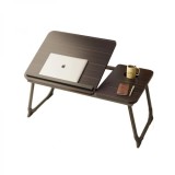Masa pliabila pentru laptop, cu suport pentru pahar, reglabila pe inaltime 5 pozitii, dimensiuni 55.3 x 24 x 32 cm, greutatea maxima suportata 45 kg,
