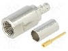 Conector FME, tata, pentru cablu B7806A, KX15, L190-16, L910-30, LMR195, M17-28, RG58(A), RG58, RG141, RG303 - FME1121A3-NT3G-1-50