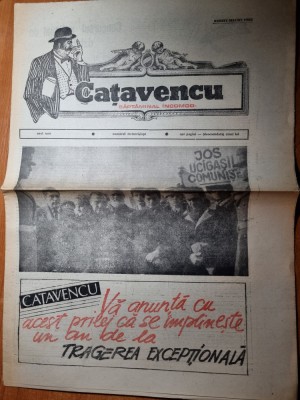 ziarul catavencu anul 1,nr. 38 foto