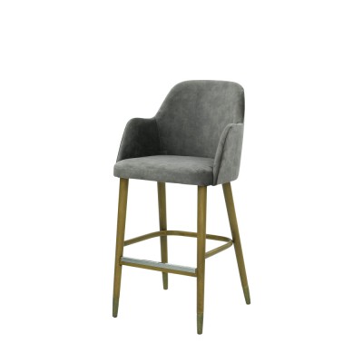 Scaun bar catifea sau piele ✔ model PINO foto