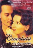 DVD Film de colectie: Ciocolata cu dragoste ( Johnny Depp, Juliette Binoche - vezi descriere )