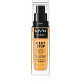 NYX Professional Makeup Can&#039;t Stop Won&#039;t Stop Full Coverage Foundation fond de ten cu acoperire ridicată culoare 14 Golden Honey 30 ml