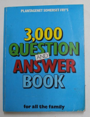3.000 QUESTIONS AND ANSWER BOOKS - FOR ALL THE FAMILY , 1983 , PREZINTA PETE SI HALOURI DE APA * foto