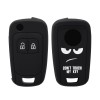 Husa Cheie Auto pentru Opel / Chevrolet - 2 Butoane, Silicon, Negru, 44441.01, Kwmobile