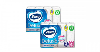 Zewa Deluxe Delicate Care 3 r&amp;eacute;tegű Toalettpap&amp;iacute;r 48 tekercs foto