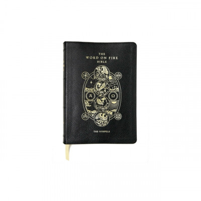 Word on Fire Bible: The Gospels Leather Bound foto