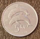 C50 - Moneda foarte veche - Islanda - 5 coroane / kronur - 2008