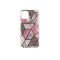 Husa protectie flippy compatibila cu apple iphone 12 soft imd tpu marble geometric alb