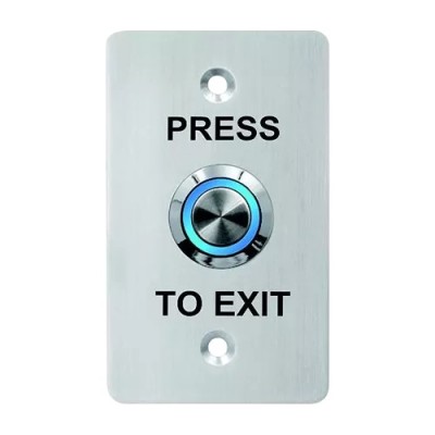 Buton de iesire, montaj ingropat, inox, LED, NO-NC-COM, IP65, 85 x 50 mm CSB-508LW foto