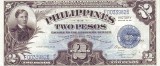 FILIPINE █ bancnota █ 2 Piso █ 1944 █ P-95a █ Serie No. 66 █ UNC █ necirculata