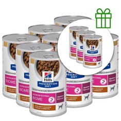 Hill&amp;#039;s Prescription Diet Gl Biome Stew &Icirc;ngrijire digestivă conserve pentru c&acirc;ini 354 g 9+3 GRATUIT