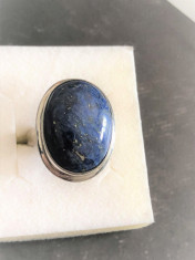 INEL ARGINT CU LAPIS LAZULI M 54- 14 foto