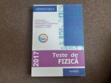 Teste de fizica de Ion Popescu, Gabriela Cone. Admiterea Politehnica 2017