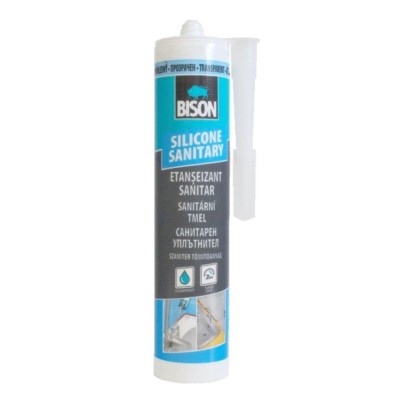 Silicon sanitar, transparent, Bison, interior / exterior, 280 ml foto