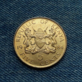 3h - 5 Cents 1984 Kenya