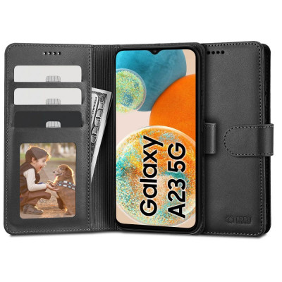 Husa Tech-Protect Wallet Wallet pentru Samsung Galaxy A23 5G Negru foto