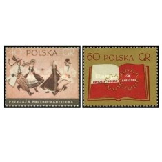 Polonia 1956 - prietenia Polonia-Rusia, serie neuzata