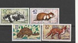 Fauna,animale de blana,DDR., Germania, Nestampilat