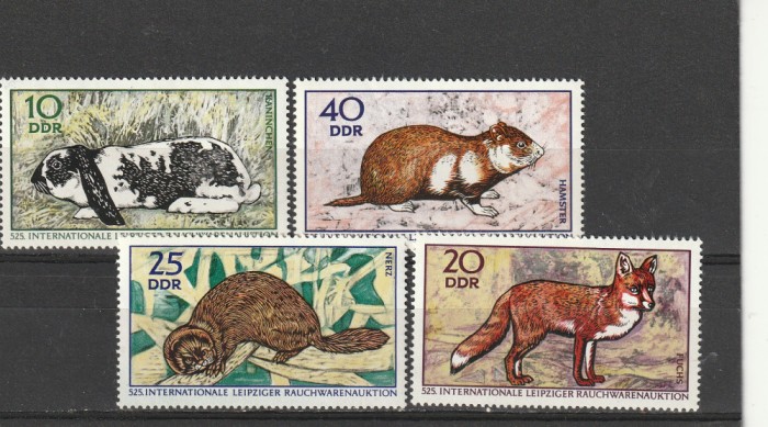 Fauna,animale de blana,DDR.