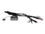 Switch KVM Aten CS692 2 PC HDMI USB Audio 1920x1200 60Hz Cabluri 1,2m