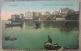 Constanta, Hotel Palas si Carol, vedere de pe mare// CP, Circulata, Fotografie