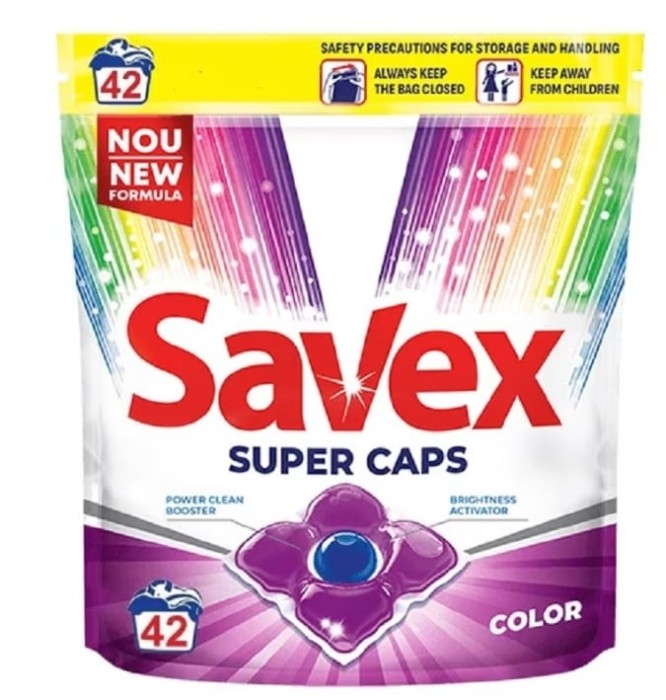SAVEX Super Color Detergent Rufe 42 Capsule
