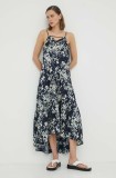 2NDDAY rochie culoarea negru, midi, evazată