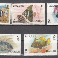 M2 TS6 3 - Timbre foarte vechi - Sharjah - pesti exotici