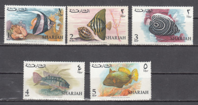 A12 S6 3 - Timbre foarte vechi - Sharjah - pesti exotici foto