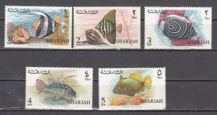 M2 TS6 3 - Timbre foarte vechi - Sharjah - pesti exotici