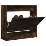 vidaXL Pantofar, stejar fumuriu, 60x21x57 cm, lemn compozit