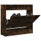 vidaXL Pantofar, stejar fumuriu, 60x21x57 cm, lemn compozit
