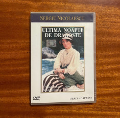 ULTIMA NOAPTE DE DRAGOSTE - Sergiu Nicolaescu (1 DVD original film) foto