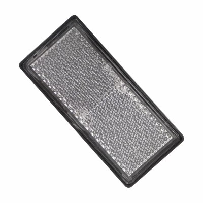 Reflectorizant catadioptru 86x40mm cu adeziv 1buc - Alb Garage AutoRide foto