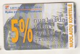 bnk card Cartele telefonice - Lithuania - Discount Card