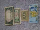 Vand lot 4 bancnote Romanesti, stare foarte buna !!