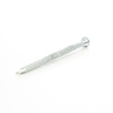 Cui striat pentru beton, cu cap inecat, otel, zincat alb, 4.5 x 60 mm