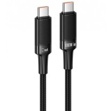 Cablu Date si Incarcare USB-C - USB-C HOCO U153 Extreme, 100W, 1.2m, Negru