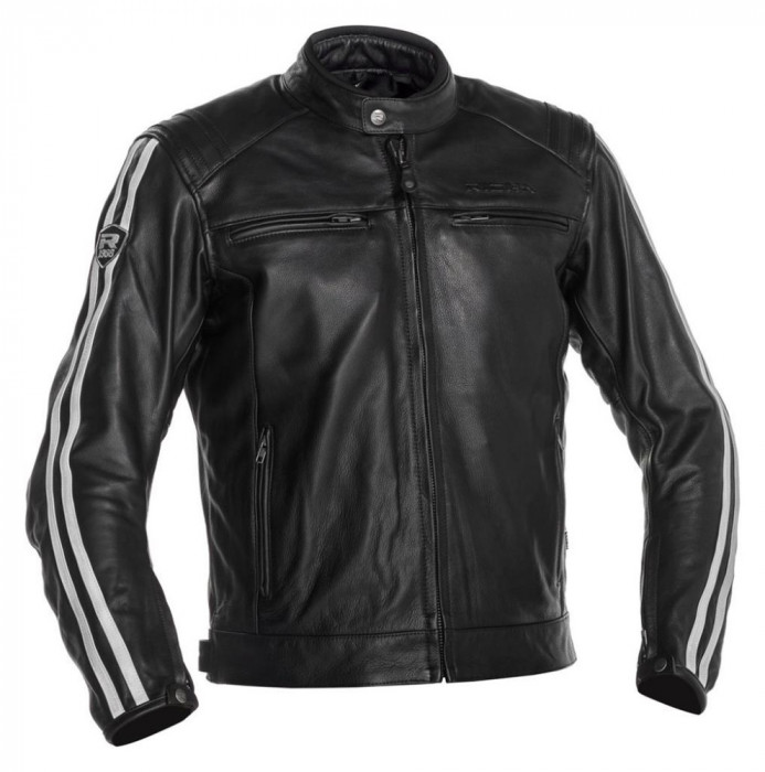 Geaca Piele Moto Richa Retro Racing 3 Jacket, Negru, Marime 52