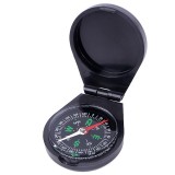 Busola de Buzunar cu Capac de Plastic, Busola pentru Drumetii, Calatorie, Compacta, Usor de Transportat, 6 x 4.8 x 1.5 cm Negru