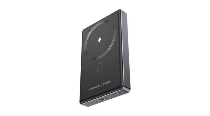 Choetech B739 powerbank ultra-subțire, 10000mAh, 20W, PD (negru)