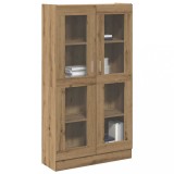 VidaXL Dulap &icirc;nalt, stejar artizanal, 82,5x30,5x150 cm, lemn prelucrat