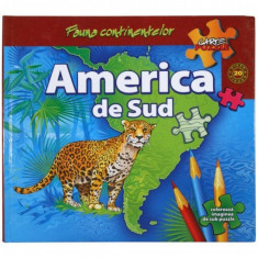 FAUNA CONTINENTELOR. AMERICA DE SUD - CARTE PUZZLE