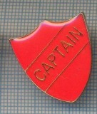 AX 1070 INSIGNA -,,CAPTAIN&quot; - CAPITAN - PENTRU COLECTIONARI