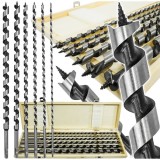 Set burghie pentru lemn, lungime 460 mm, 6 piese, Verke